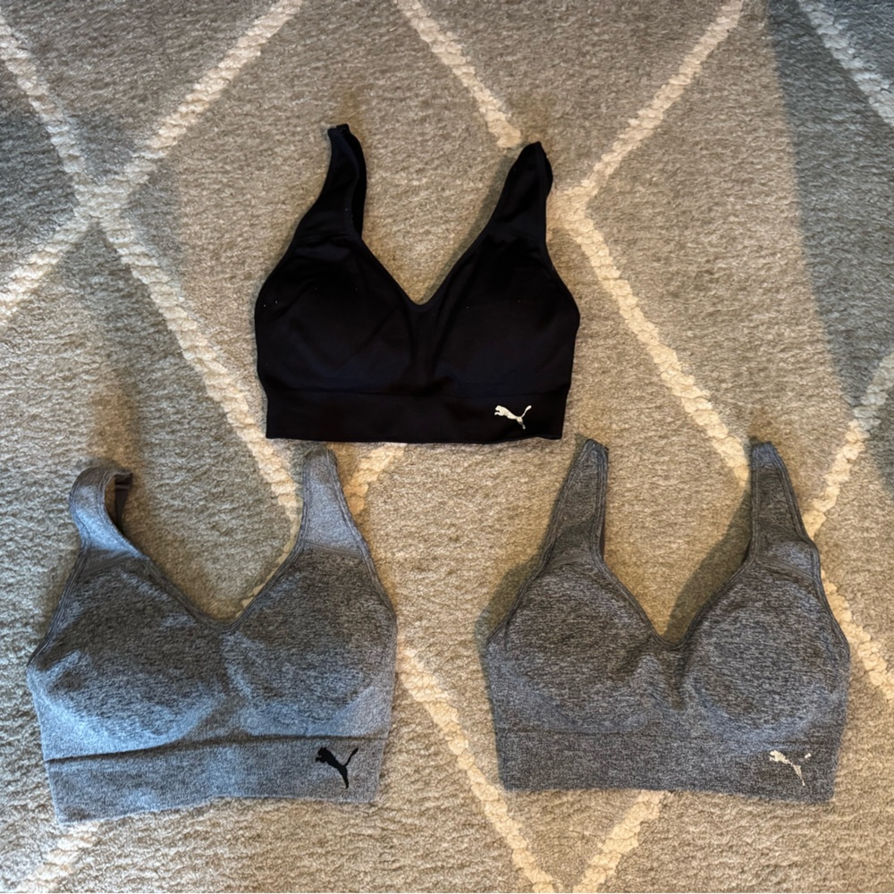 3- Puma sports bra’s.